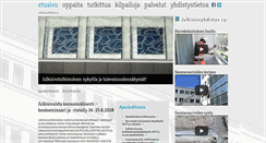 Desktop Screenshot of julkisivuyhdistys.fi